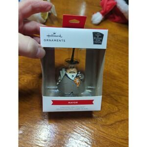 Hallmark 2022 Nightmare Before Christmas Mayor Red Box Ornament New  Skellington
